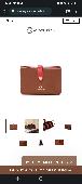 It's a brown La Portegna card wallet
