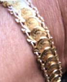 Lost my Gold Bracelet when we went out to Central London, Bracelet is coin in a 