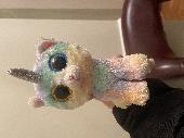 This Ty uni-kitty named Heather has been lost by her owner. Someone had placed i
