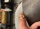 Gold coloured ring (not gold)