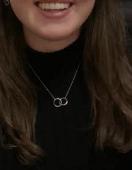 LOST NECKLACE IN VAUXHALL. Silver interlocking ring necklace last seen in Vauxha