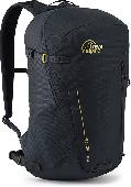 Grey Lowe alpine bag with my mountain biking clothes and bike lock inside, fairl