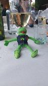 I lost my precious Kermit last week in Las Vegas. He is wearing a tiny bow tie a