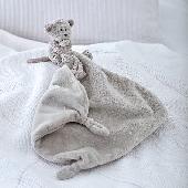 The White Company monkey comforter left in airplane on flight EZY2431 from Luton