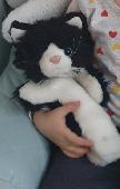 Hi, my daughter lost her beloved hand puppet black-white kitty. It was in the sm