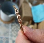 Lost my hoop earring - gold with rose gold decoration. Big sentimental value - b