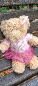 Today I found a teddy bear in Villa Borghese in Rome / oggi ho trovato un piccol