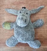 Lost donkey cuddly. He probably fell out of the car at an autogrill station in I
