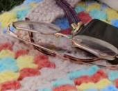 My glasses and rose-gold and are octagonal shaped. 
