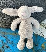I found this little Jellycat bunny on a wooden bench across the road from Le Del