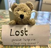 Little well loved bear found on 1/12/23 at Chartham Train Station, near Canterbu