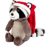 Much loved raccoon teddy bear lost on our journey home. Possibly at Cromwell or