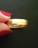 Yellow gold wedding band found in Trowell services  Northbound car park, initial