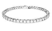 Lost silver Swarovski tennis bracelet (lots of little diamonds)