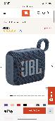 Lost blue and orange small jbl speaker