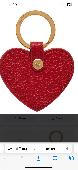 Hi, I lost a single key (silver colour) on a red leather heart shaped keyring (m