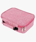 Lost large pink pencil case, filled with Crayola felt pens, stationary and small