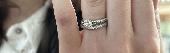 My wife dropped her engage ring. That is Silver GRAFF ring.