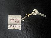 I’ve found this single key with a keychain written “take what you need”