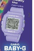 Kids purple Baby G watch in men’s changing rooms 