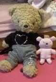 The last time Teddy was seen was at a bus stop in front of a circus like park (I